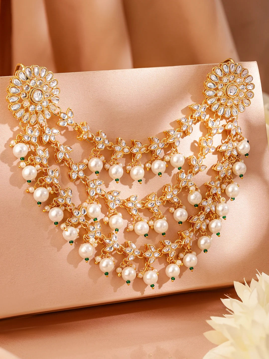 Captivating Tradition Kundan Hair Brooch